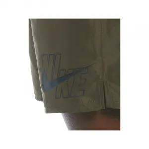 Pánske plavky NIKE SWIM NIKE LOGO LAP 5 inch UNIVER-CARGO KHAKI