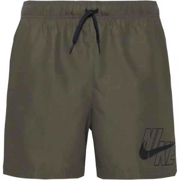 Pánske plavky NIKE SWIM NIKE LOGO LAP 5 inch UNIVER-CARGO KHAKI