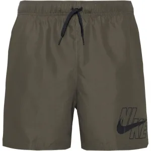 Pánske plavky NIKE SWIM NIKE LOGO LAP 5 inch UNIVER-CARGO KHAKI