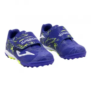 Chlapčenské futbalové kopačky turfy JOMA Super Copa 2403 K TF royal blue