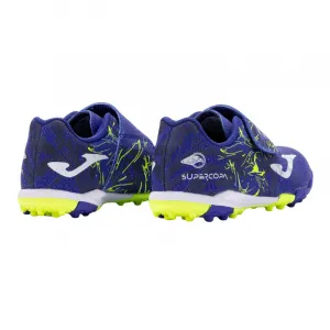 Chlapčenské futbalové kopačky turfy JOMA Super Copa 2403 K TF royal blue