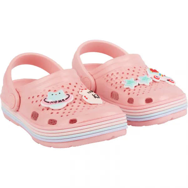 Dievčenské kroksy (rekreačná obuv) COQUI Lindo + Amulet K baby pink