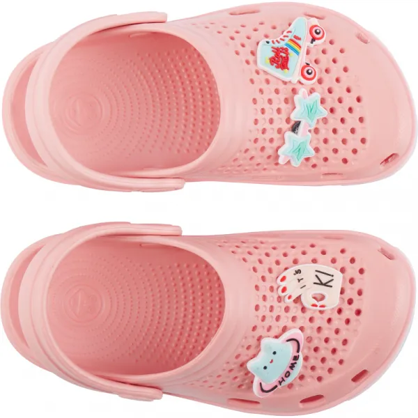 Dievčenské kroksy (rekreačná obuv) COQUI Lindo + Amulet K baby pink
