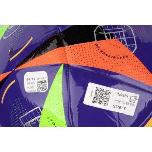 Futbalová lopta ADIDAS EURO24 PRO BEACH BLAPUR BLACK SILVMT