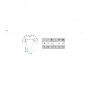 Pánske tričko s krátkym rukávom s v-výstrihom OMBRE T-shirt OM-POSS-0110 V-1 white