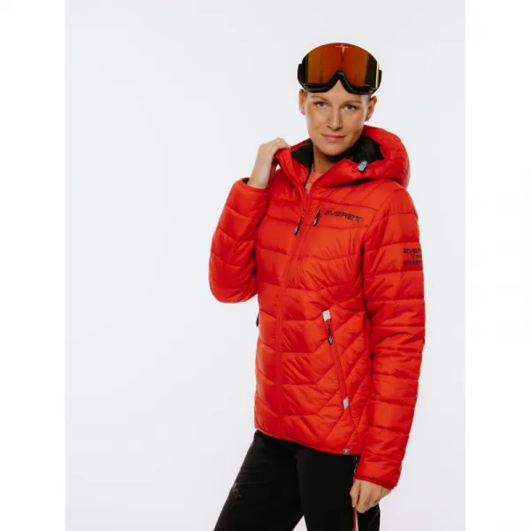 Dámska bunda na skialp EVERETT Insulata Primaloft jckt W red