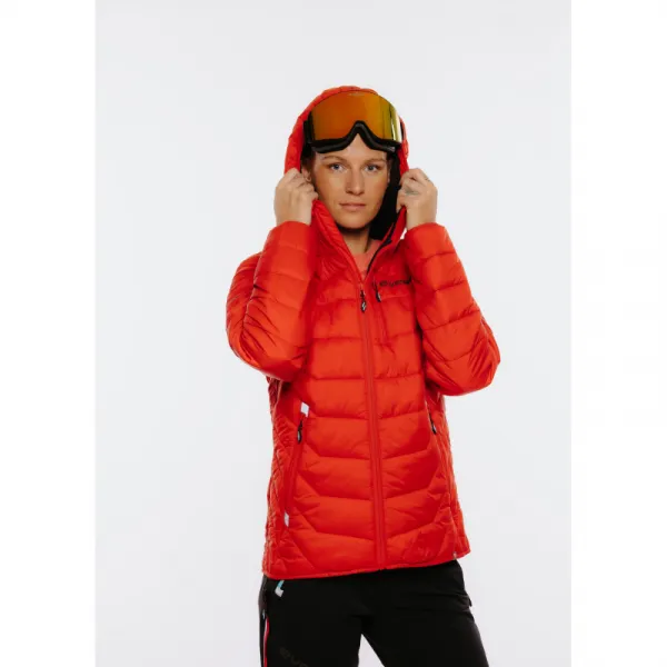 Dámska bunda na skialp EVERETT Insulata Primaloft jckt W red