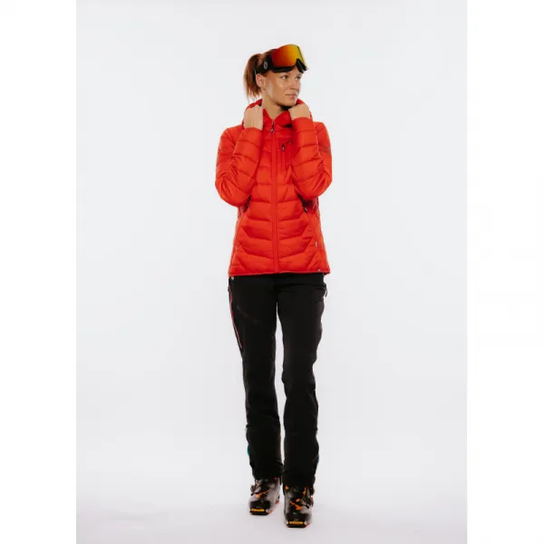 Dámska bunda na skialp EVERETT Insulata Primaloft jckt W red