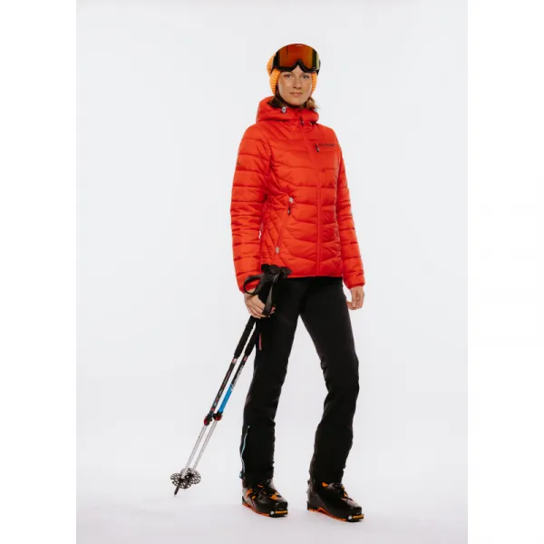 Dámska bunda na skialp EVERETT Insulata Primaloft jckt W red