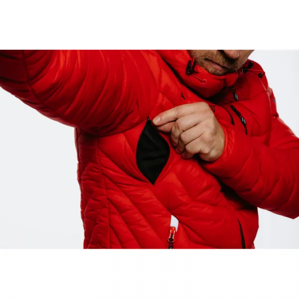Pánska bunda na skialp EVERETT Insullatis Primaloft jckt M red