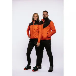 Dámska turistická mikina so zipsom EVERETT FleeCa W red