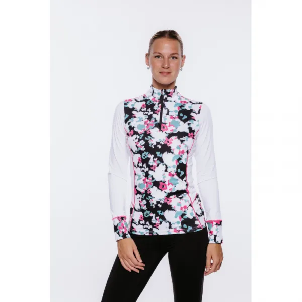 Dámske tričko AUTHORITY DRYZIP III W white print