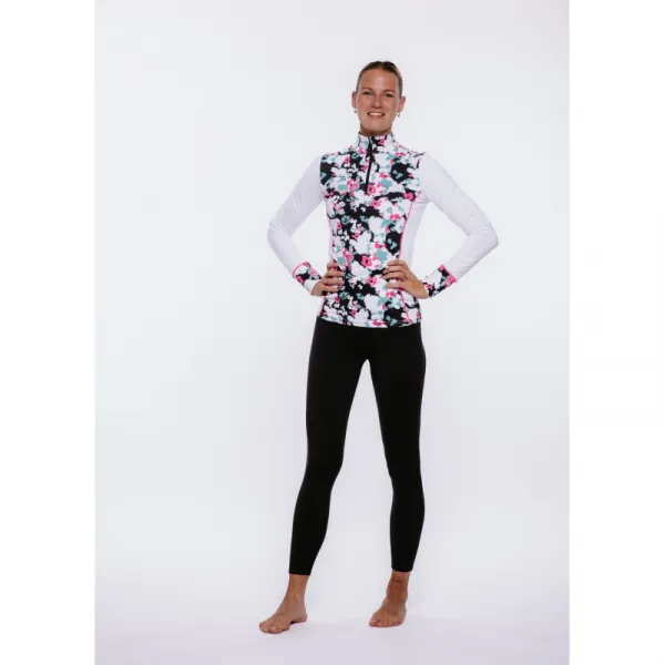Dámske tričko AUTHORITY DRYZIP III W white print