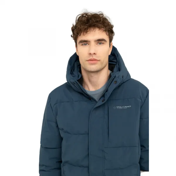 Pánska bunda VOLCANO J-RAFF-601-BLUE