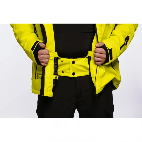 Pánska lyžiarska bunda AUTHORITY SJ-ATENTION neon green