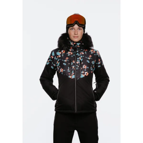 Dámska lyžiarska bunda AUTHORITY SJ-GLAM W printed black