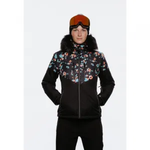 Dámska lyžiarska bunda AUTHORITY SJ-GLAM W printed black