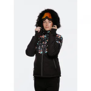 Dámska lyžiarska bunda AUTHORITY SJ-GLAM W printed black