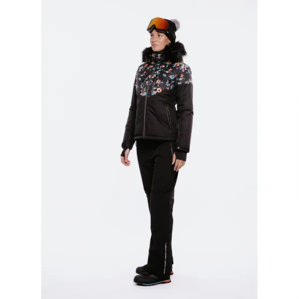 Dámska lyžiarska bunda AUTHORITY SJ-GLAM W printed black