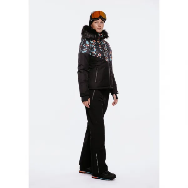 Dámska lyžiarska bunda AUTHORITY SJ-GLAM W printed black