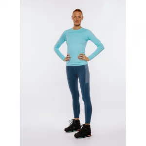 Dámske turistické zateplené legíny EVERETT RUNNA II blue