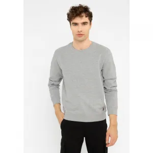 Pánska mikina VOLCANO B-ANDY-702M-GREY MEL