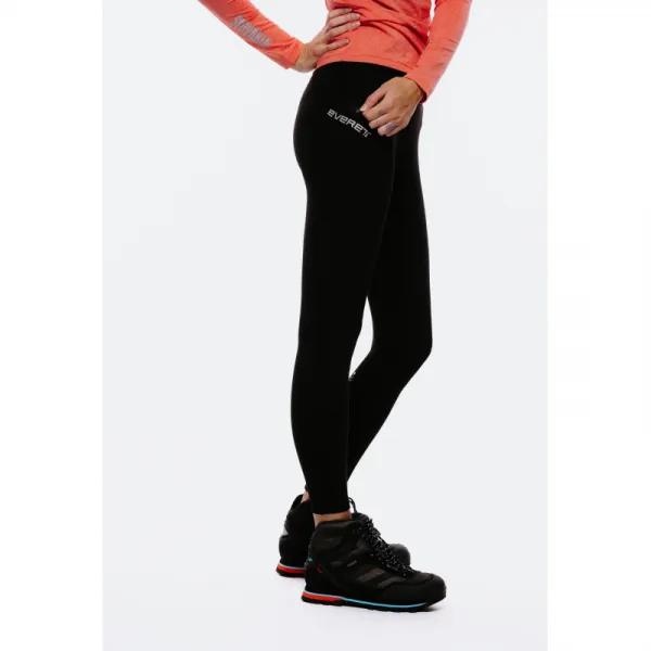 Dámske turistické zateplené legíny EVERETT RUNNA II black