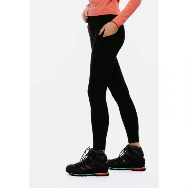 Dámske turistické zateplené legíny EVERETT RUNNA II black