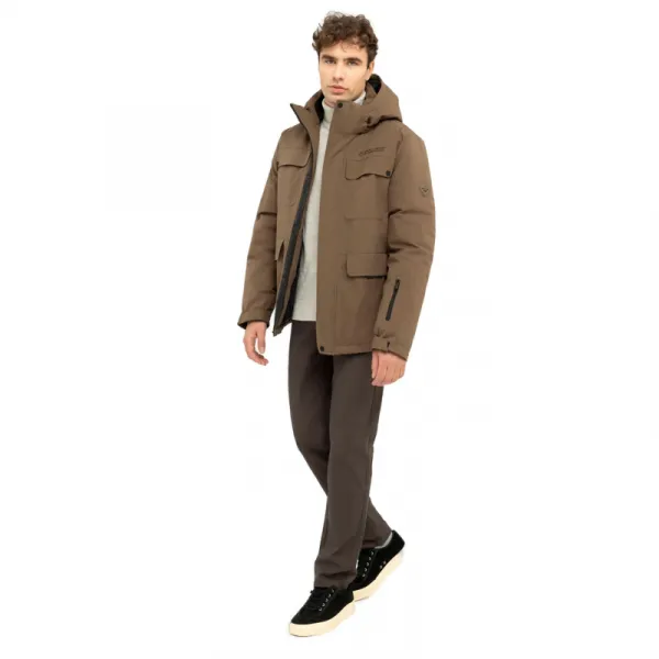 Pánska bunda VOLCANO J-NOEL-500-BROWN