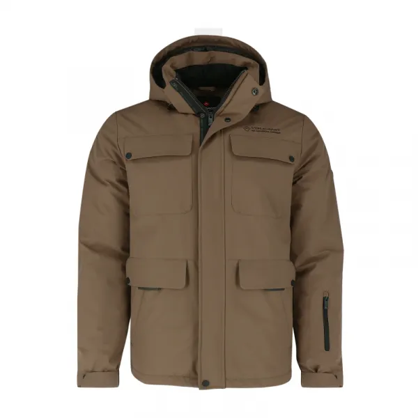 Pánska bunda VOLCANO J-NOEL-500-BROWN
