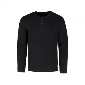 Pánske tričko s dlhým rukávom VOLCANO L-KROTI-700-BLACK