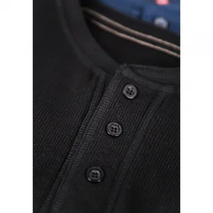Pánske tričko s dlhým rukávom VOLCANO L-KROTI-700-BLACK