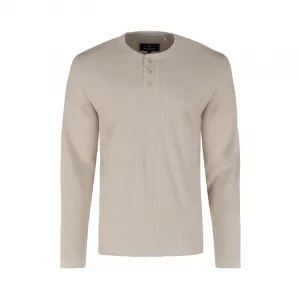 Pánske tričko s dlhým rukávom VOLCANO L-KROTI-101-CREAM
