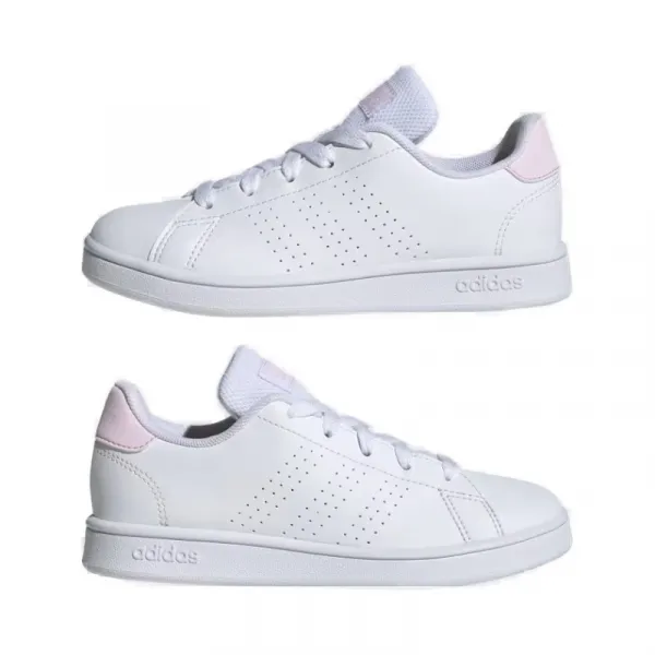 Dievčenská rekreačná obuv ADIDAS Advantage Court Jr cloud white clear pink clear pink