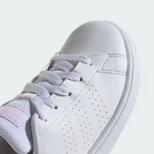 Dievčenská rekreačná obuv ADIDAS Advantage Court Jr cloud white clear pink clear pink