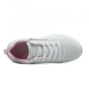 Dievčenská rekreačná obuv SKECHERS Uno Lite Easy Zip white