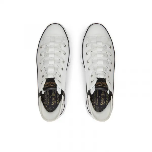 Pánska vychádzková obuv SKECHERS Snoop Dogg Slip-Ins white
