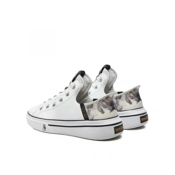 Pánska vychádzková obuv SKECHERS Snoop Dogg Slip-Ins white