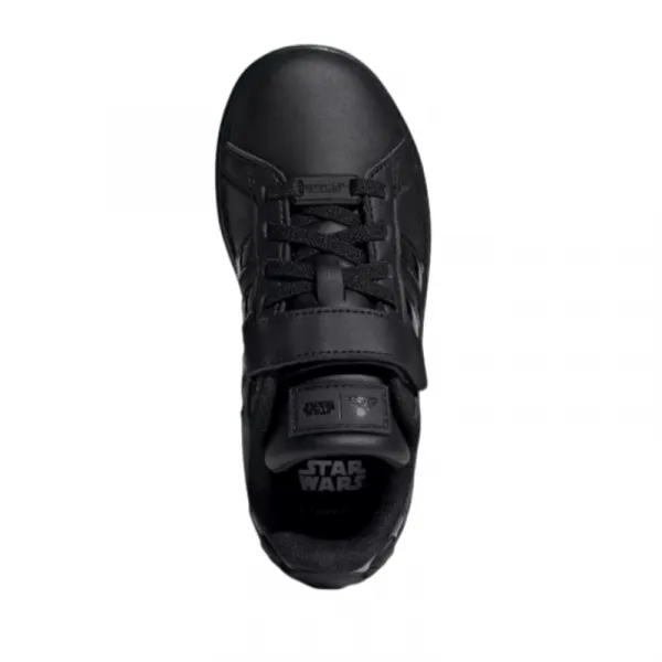 Chlapčenská rekreačná obuv ADIDAS Grand Court 2.0 Star Wars K core black core black core black