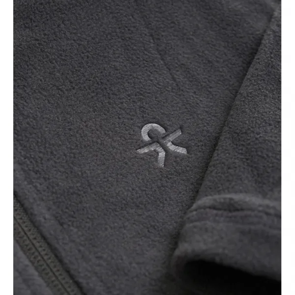 Detská mikina so zipsom COLOR KIDS Fleece Jacket, Full Zip-161-Phantom