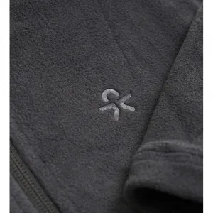 Detská mikina so zipsom COLOR KIDS Fleece Jacket, Full Zip-161-Phantom