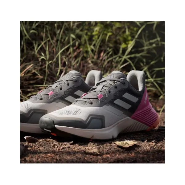 Dámska bežecká trailová obuv ADIDAS Terrex Soulstride putty mauve grey one pink fusion