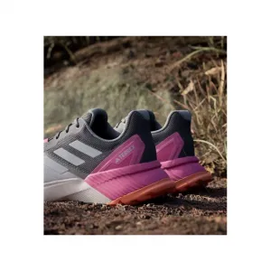 Dámska bežecká trailová obuv ADIDAS Terrex Soulstride putty mauve grey one pink fusion