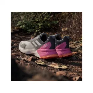 Dámska bežecká trailová obuv ADIDAS Terrex Soulstride putty mauve grey one pink fusion