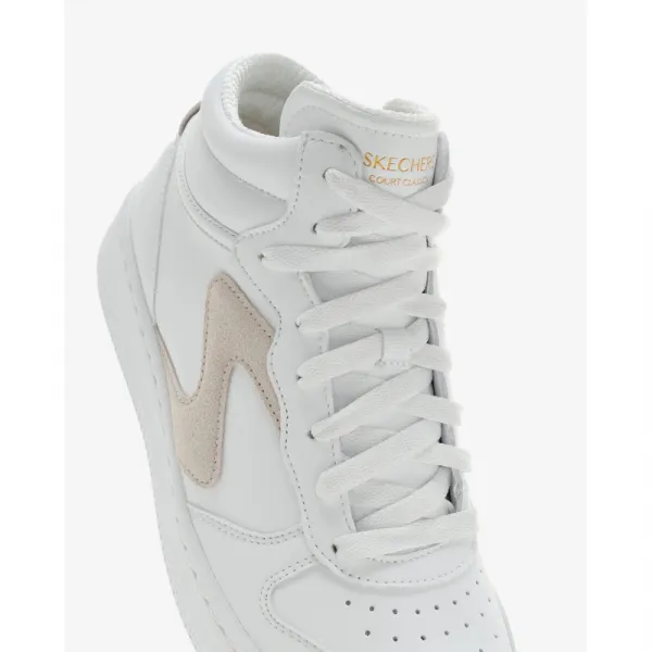 Dámska rekreačná obuv SKECHERS Sport Court 92 Last Strike white natural