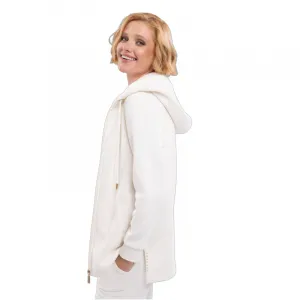 Dámska zateplená mikina so zipsom VOLCANO B-FLOFI-101-CREAM