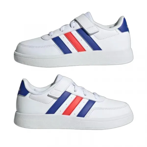 Chlapčenská rekreačná obuv ADIDAS Breaknet 2.0 K cloud white lucid blue bright red