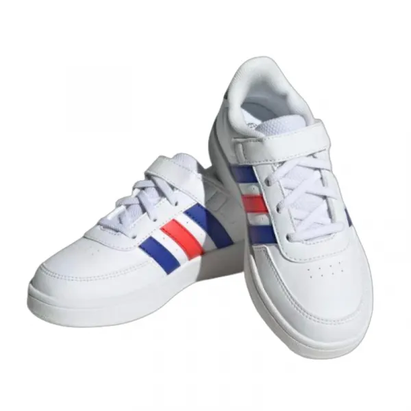 Chlapčenská rekreačná obuv ADIDAS Breaknet 2.0 K cloud white lucid blue bright red