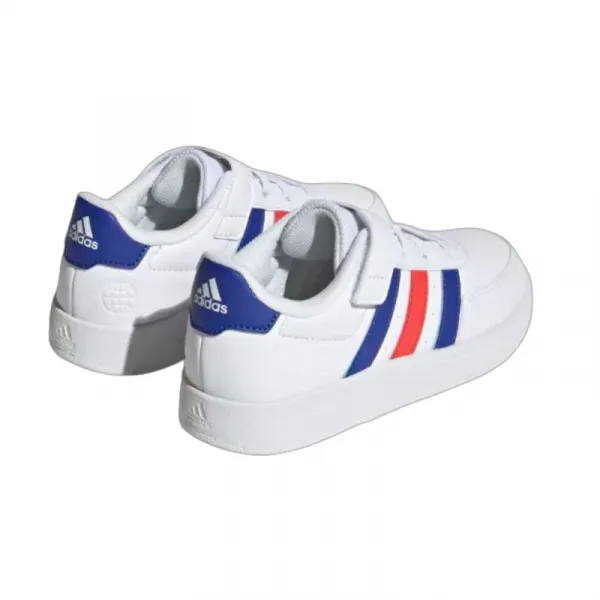 Chlapčenská rekreačná obuv ADIDAS Breaknet 2.0 K cloud white lucid blue bright red