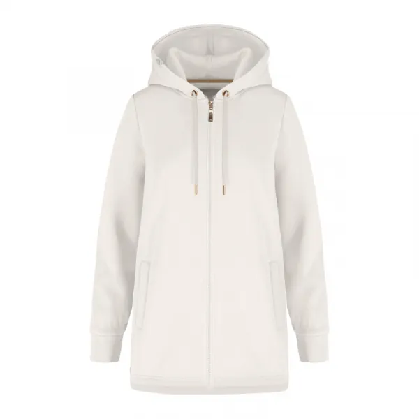Dámska zateplená mikina so zipsom VOLCANO B-FLOFI-101-CREAM